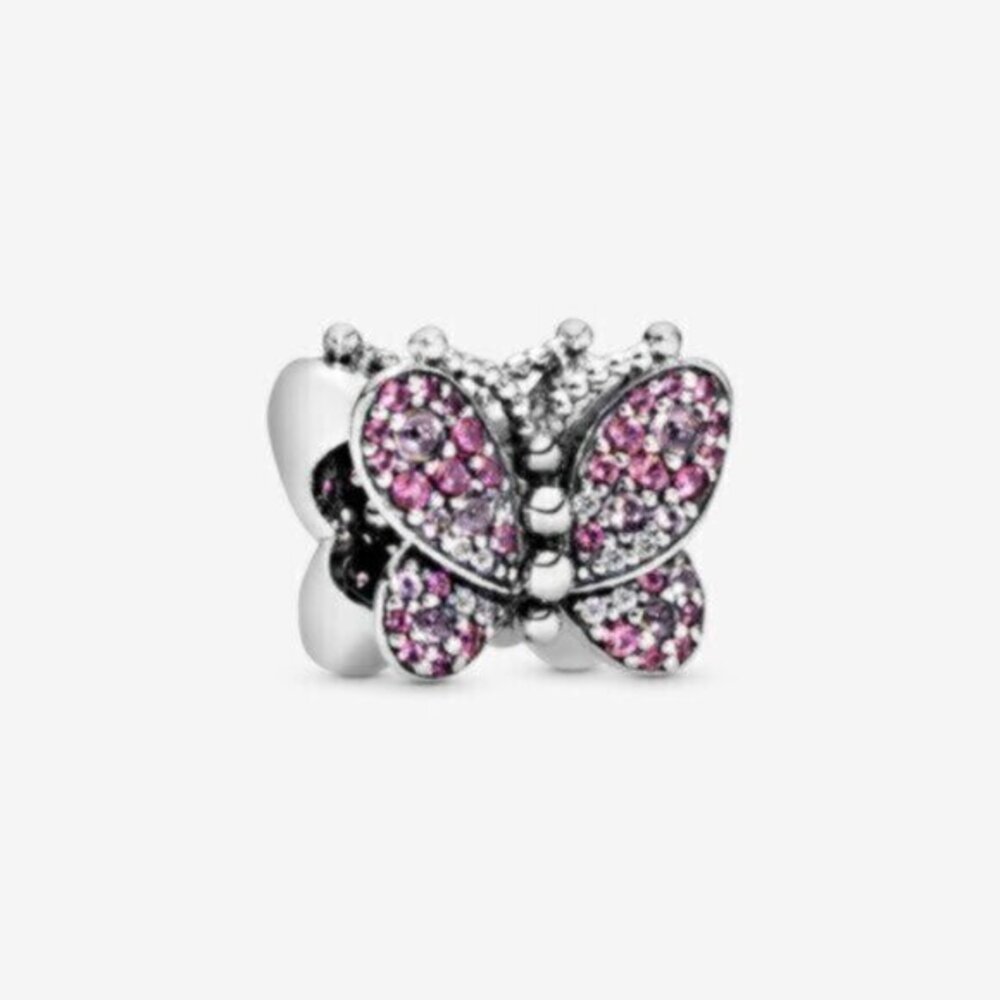 Pandora Pink Pav?? Butterfly Charm